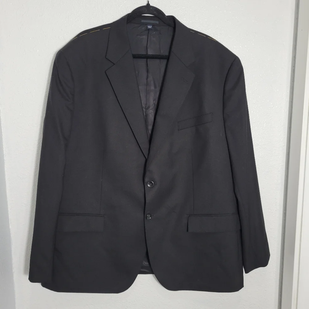 J Crew Crosby Classic-fit suit jacket in Italian wool 50R Black NWT *Flaw